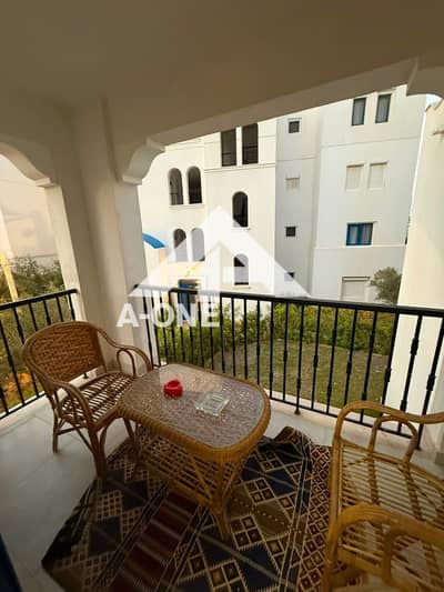 Chalet for rent with a garden and sea view in the best location in Greek Marassi North Coast Sidi Abdel Rahman near Amwaj Seychelles and Hacienda bay