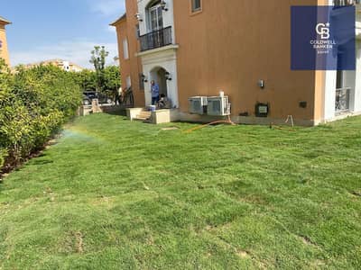 Twin house for rent, fully finished, ultra-modern, with air conditioning and kitchen, full sea landscape view, Layan Sabbour compound