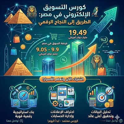 الحق فرصتك واكسب بالدولار مع كورس التسويق الالكتروني