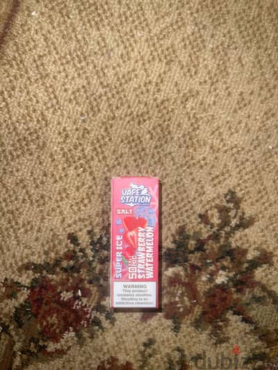Vape Station Strawberry Watermelon 50 Nic/ فيب استيشن بطيخ فراولة ٥٠