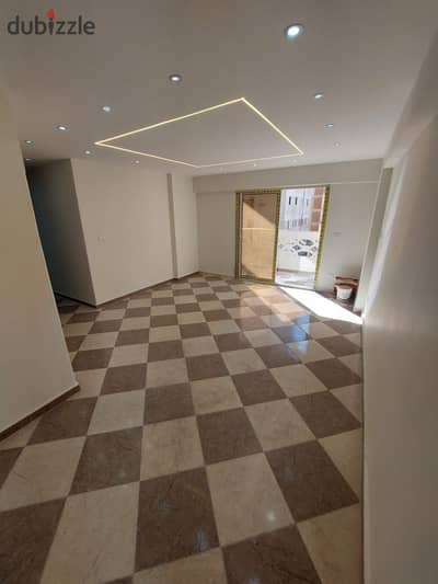 Apartment for sale next to Mohamed Nabih Sidi Bishr Bahri floor 11 3 rooms and reception two pieces 2 and bathroom