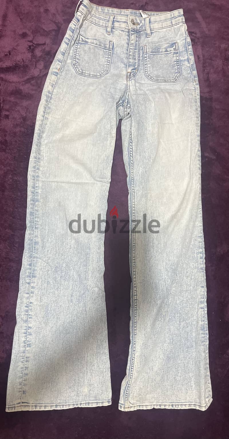 H&M Light Blue Flared Jeans - Original 1