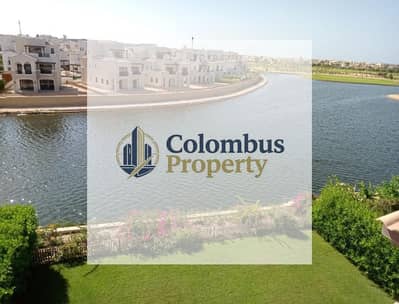 Luxury 5-bedroom villa for sale at a below-market price, directly overlooking the lagoon at Marassi, North Coast.