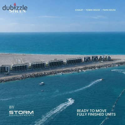 First row villa by the sea in New Alamein | Immediate delivery