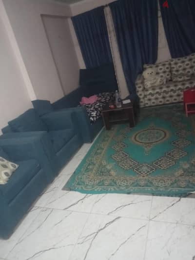 انتريه خشب زان عموله وقماش كتيان