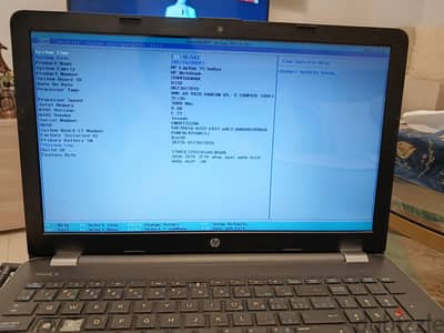 hp laptop 15 used no hdd