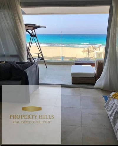 شاليه full sea view تشطيب كامل فندقي باكبر لاندسكيب