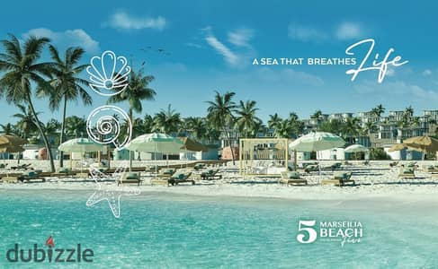 An exceptional opportunity to own a luxury villa with a complete sea view and 10 years installment