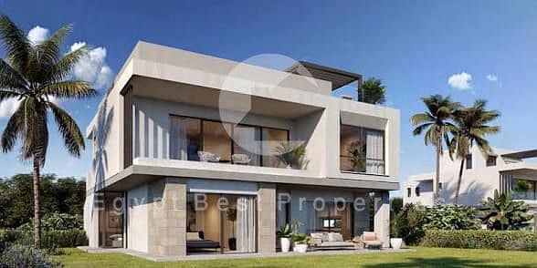 توين فيلا للبيع بإطلاله على البحر و بمقدم 5% فقط  في ميسكا سوما باي