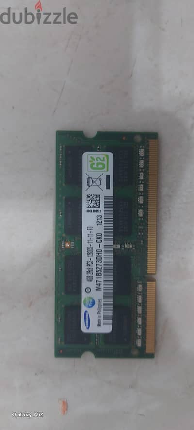 4 giga ram 2R×8 PC3        ×رامات ٤ جيجا ٢ر٨