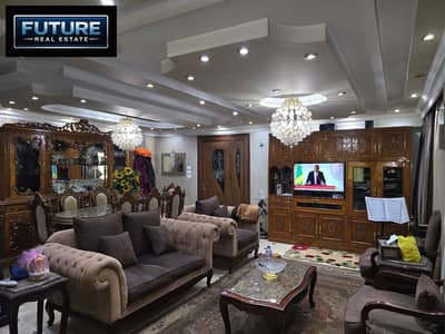 143 m apartment directly on the ring road in Al-Ma'rog Al-Ulwi Zahra Al-Maadi near Carrefour Al-Maadi