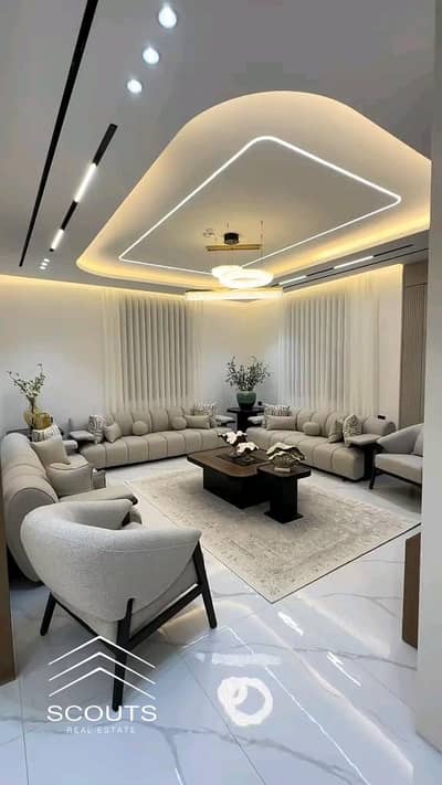 Immediate occupancy of a fully finished, super-luxurious apartment for sale in Jade Par Compound, R3 District, opposite the Iconic Tower in the New Ad
