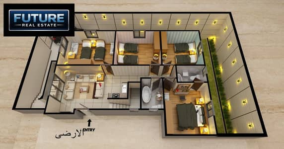 دوبلكس 350 م + 125 م حديقة في الاندلس التجمع الخامس القاهرة الجديدة