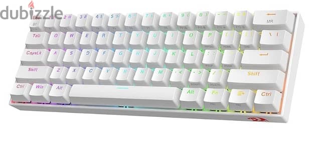 Redragon keybaord 60% and has brown switches - rgb