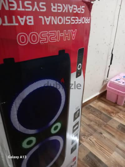 ​للبيع سماعة Platinum Party Speaker كبيرة، صوتها نقي جدآ 120وات