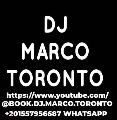 BOOK DJ MARCO TORONTO