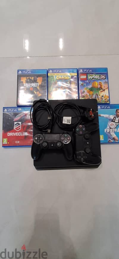 Playstation 4 1tb excellent condition with 5 games