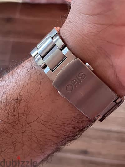 Oris titanium 49m swiss made automatic watch