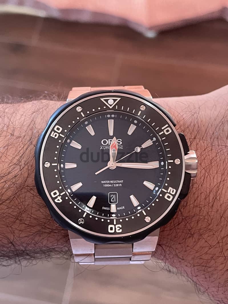 Oris titanium 49m swiss made automatic watch 4