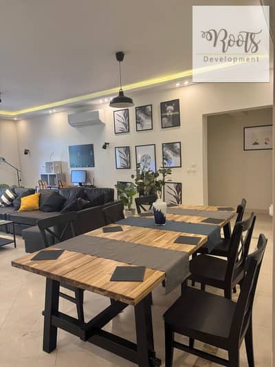 للإيجارشقة مفروشة بالتكييفات، في موقع مميز، في ميفيدا، التجمع الخامس For Rent Apartment ,Furnished with AC/S, in Mivida, 5th Settlement.