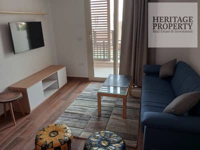 Ground floor studio with garden for sale in Taj City Compound - New Cairo - MNHD