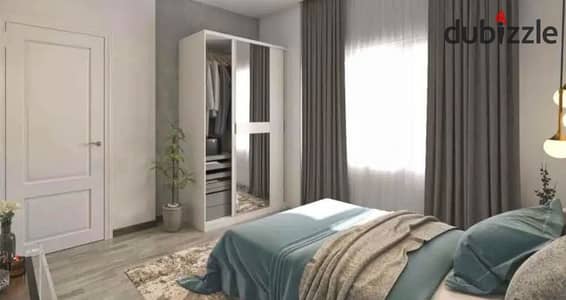 3 rooms apartment, semi-finished, for sale, ready to visit, in Green 6 Compound, 6th of October