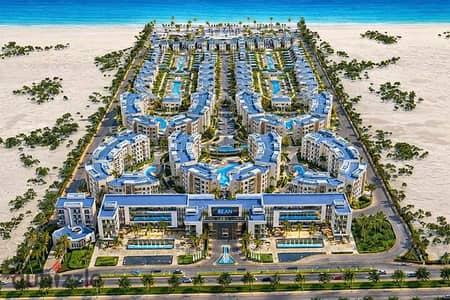 Chalet with two rooms fully finished overlooking the sea in Q Bay, الساحل with a down payment of 10% and installments over 8 years in a prime location next to Marina