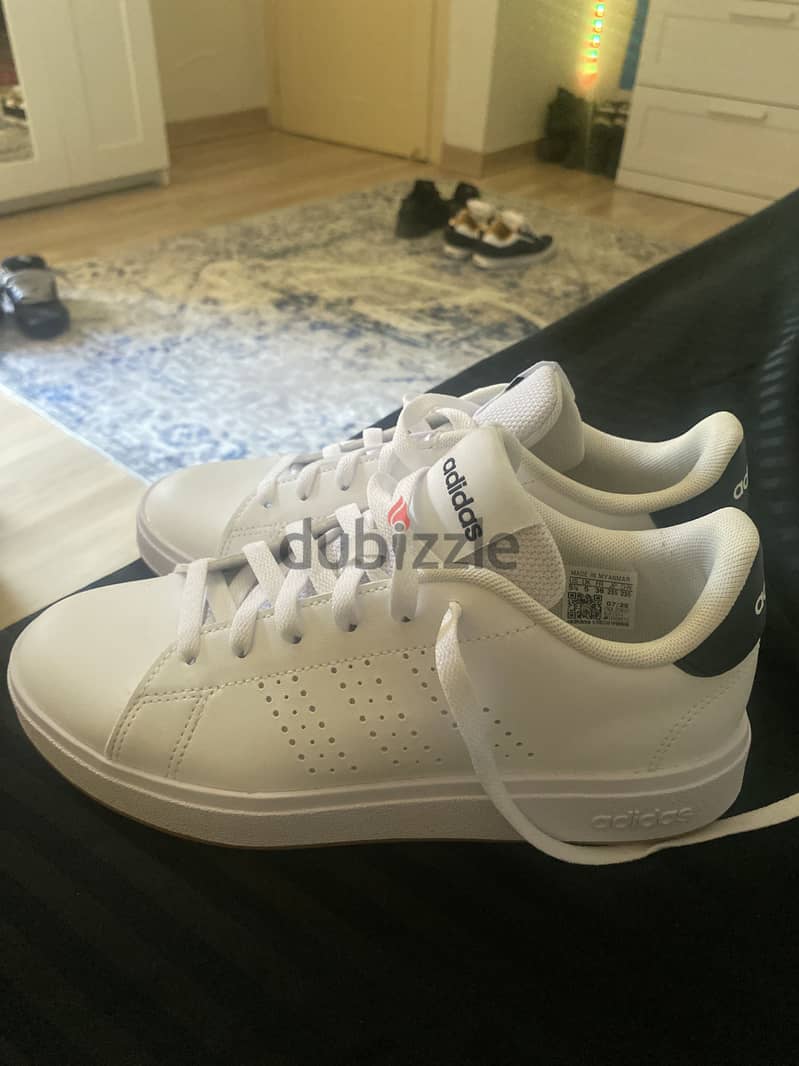 Adidas White Casual Shoes 1