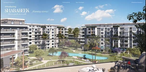 Apartment for sale in the Fifth Settlement with a 10% down payment and installments up to 7 years with a 30% discount