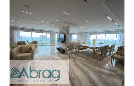 Apartment for sale, 250 sq m, directly on the Nile, fully finished, furnished, and equipped, Maadi Corniche.