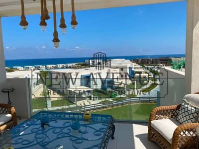 احسن سعر دوبلكس بنتهاوس للبيع في فوكا باي الساحل الشمالى Fouka Bay North Coast مشطبة بالكامل بالعفش و الاجهزة جاهزة على الاستلام الفورى