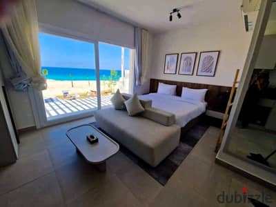ready to move fully finished sea view chalet for sale with installments in koun Ras El Hekma