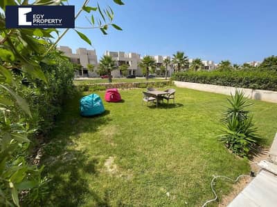 With a Prime View a Fully Finished Chalet for Sale in Hacienda Bay, Palm Hills - North Coast