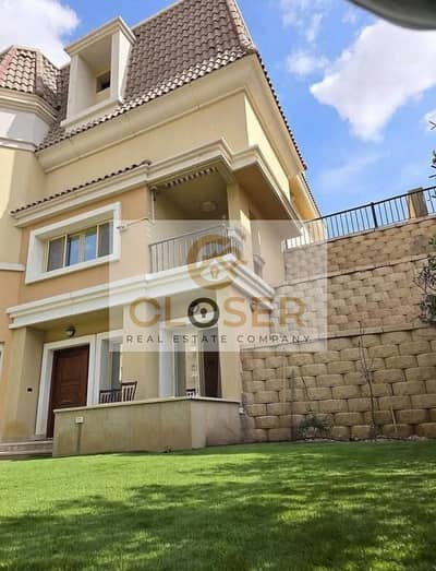 بمقدم 580 الف فقط + 12 سنة تقسيط امتلك تاون هاوس في كمبوند سراي Sarai Compound بجوار مدينتي Madinaty