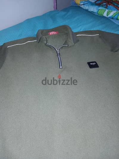 quarter zip-polo boss