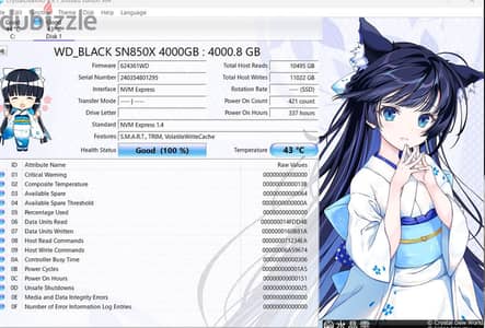 Hard WD black Sn850x 4 TB