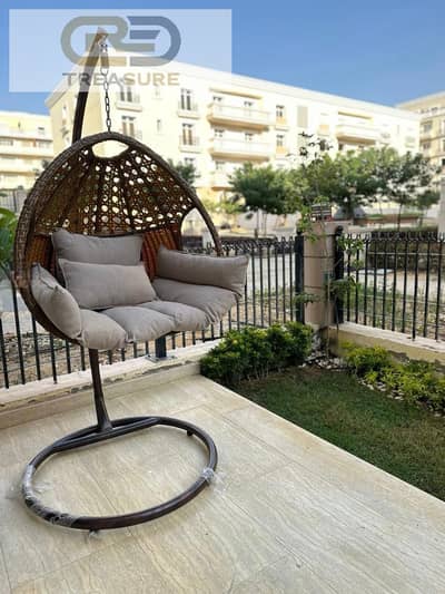 شقة مع جاردن مفروشه للإيجار في هايد بارك - القاهره الجديده -  Hyde Park - new cairo