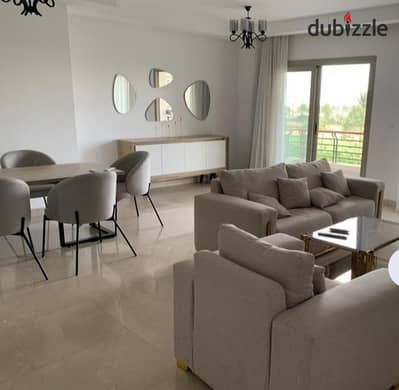 A distinctive furnished 3-bedroom apartment for rent in Uptown Cairo