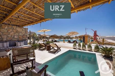 تاون هاوس علي بعد 300 م من Beach للبيع fully finished + ACs راس الحكمة الساحل الشمالي بالتقسيط بالقرب من دي باي ودايركيشين وايت وهاسيندا وكالي كوست