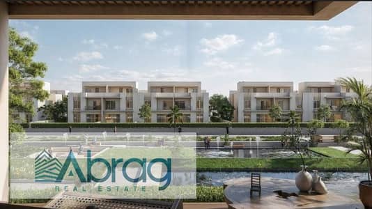 #11 فرصه مقدم 5% تاون هاوس للبيع فيو على وصله دهشور تقسيط 10 سنوات زايد الجديده WEST END