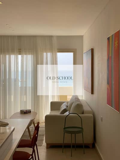 Chalet First row sea fully furnished for sale in Emirates heights North Coast