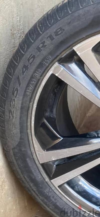 جنوط سبور 18 بكاوتش Bridgestone  شكل رياضي وفخامة على الطريق