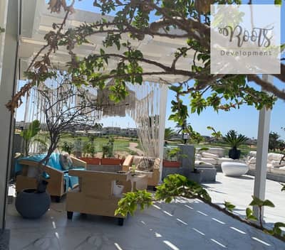 للإيجار اليومي فيلا بحمام سباحة بحرية على الجولف والبحيرات - مفروشة فFor Daily Rent Villa with pool,Facing north, Furnished with AC/S,in Hacienda Bay