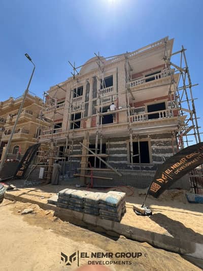 Apartment for sale in Al koronfel 1, directly from the owner, immediate delivery, opposite Al Marasem Compound.