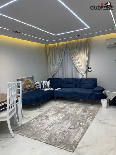 Furnished apartment for rent 90 m in first housing condition in Al Rehab City at a bargain price