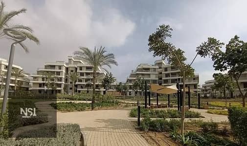 للبيع شقة تشطيب كامل بالتكيفات 127 م بجاردن 54 م في Sky Condos Villette SODIC استلام فوري