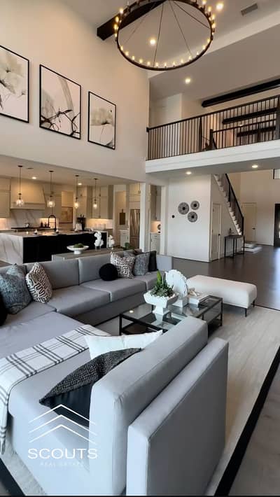 Townhouse for sale in a fully serviced compound, ready for viewing at The Patio Town. Prime location on South 90, next to Hassan Allam, minutes from t