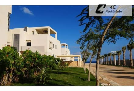 اقل سعر بالماركت شالية سي فيو للبيع 3 نوم جاهز علي السكن في قرية هايسندا وايت راس الحكمة Hacienda White Village Ras El Hekma