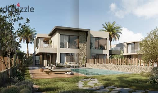 Senior chalet for sale in Marsa Bagush - direct lagoon view and sea view | privacy of an independent villa