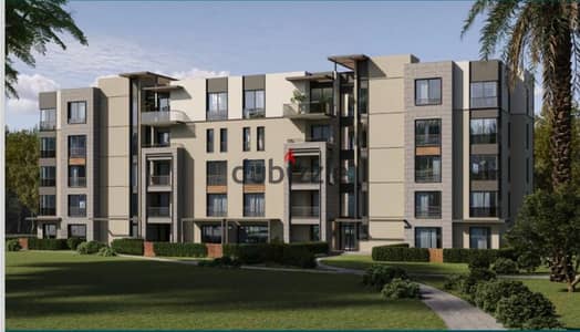 Apartment for sale in Garden Lakes (Hyde Park) compound, October—located in the Eastern Expansions, facing Al Gezira Club and next to Mall of Egypt—wi